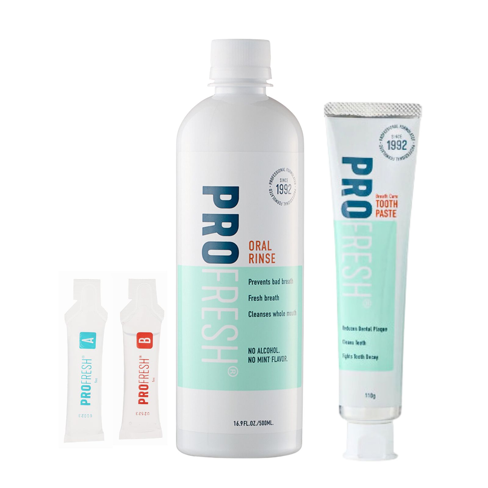【送料無料】プロフレッシュオーラルリンス・ペーストセット